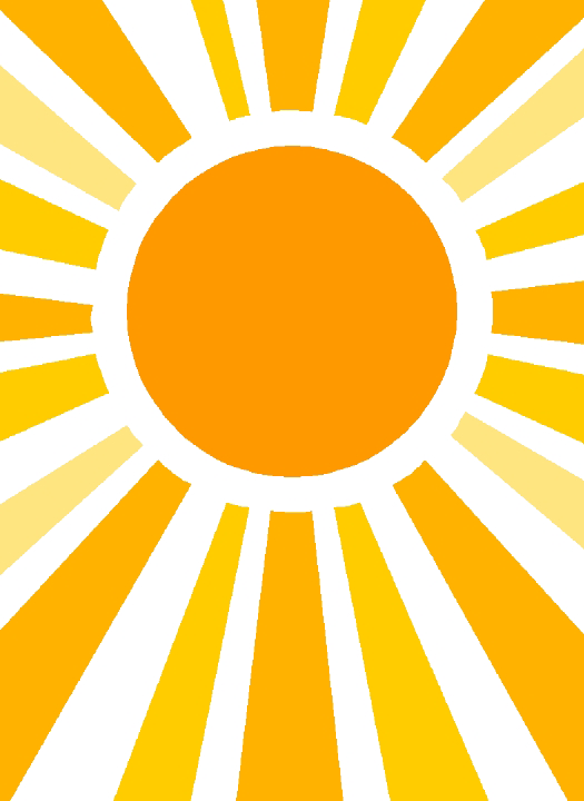 A Sun Ray - Sun Rays Clip Art A Sun Ray - Sun Rays Clip Art