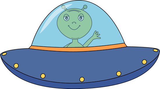 Alien Flying UFO - Space Clip Art Alien Flying UFO - Space Clip Art