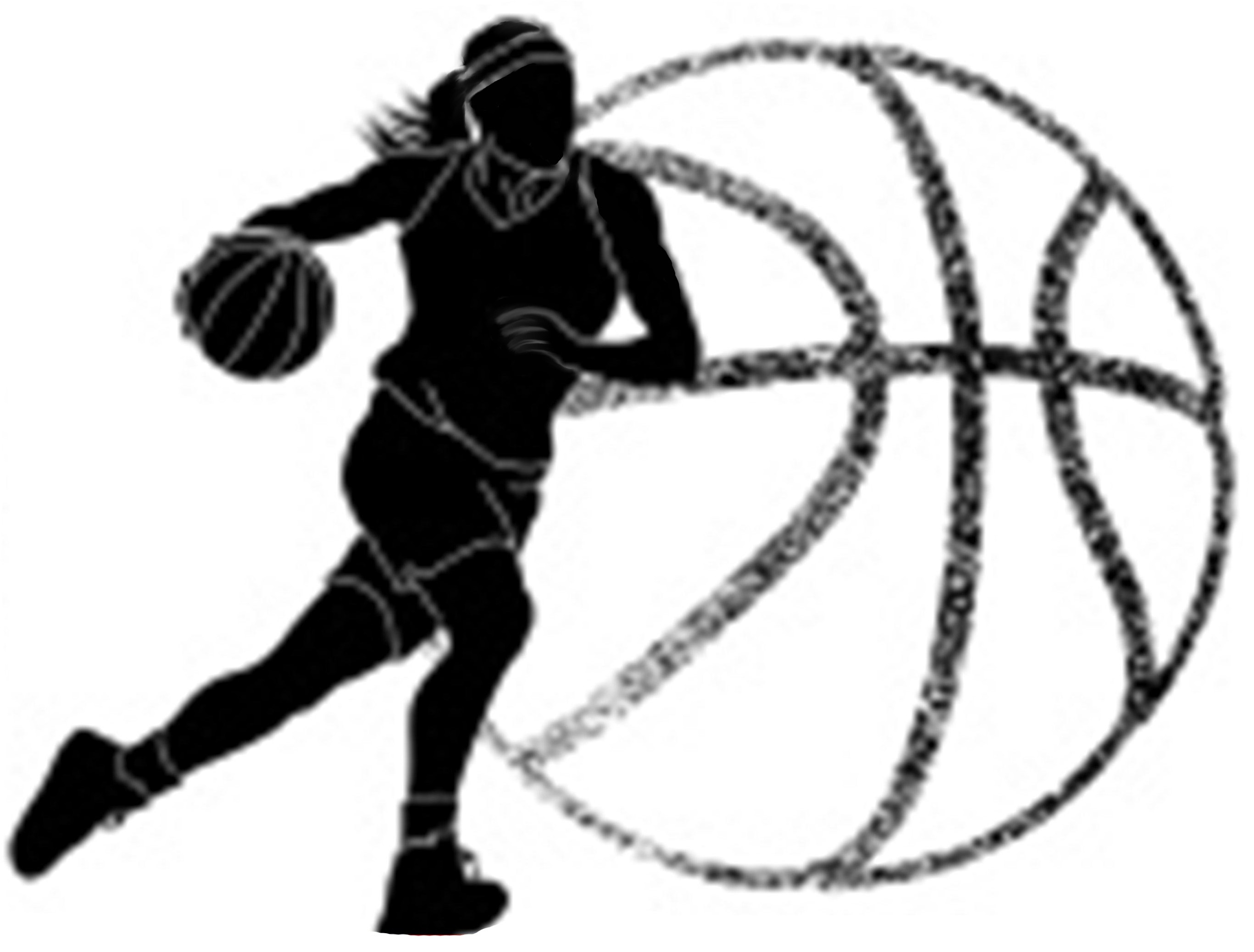 97+ Girls Basketball Clipart ClipartLook