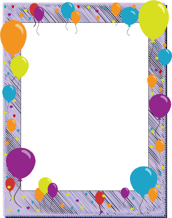 Birthday Clip-Art - Border Clipart For Word Birthday Clip-Art - Border Clipart For Word