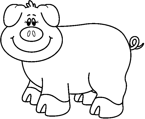 Black And White Pig Clipart - Pig Clipart Black And White Black And White Pig Clipart - Pig Clipart Black And White