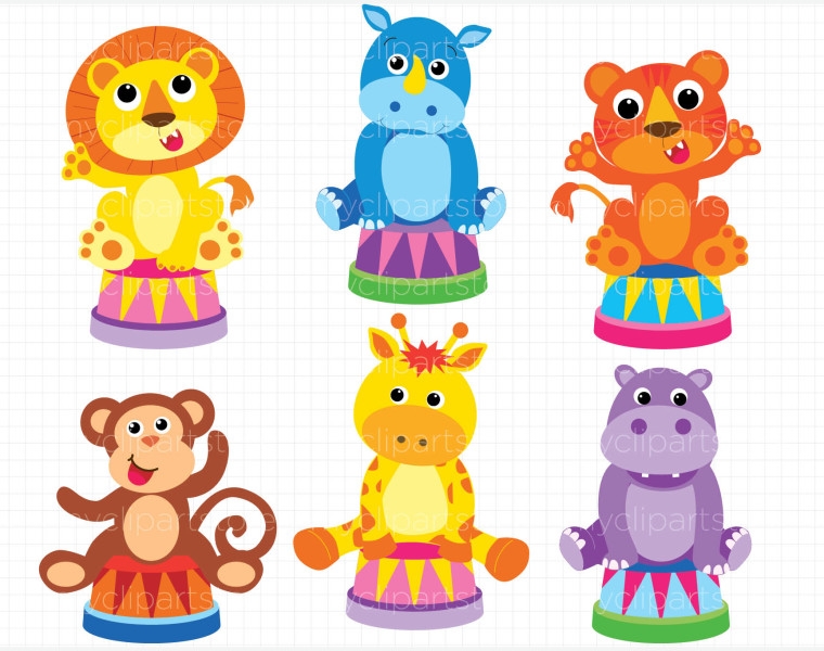 20+ Circus Animals Clipart ClipartLook
