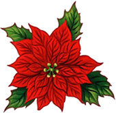 Christmas Clipart Graphics An - Poinsetta Clip Art Christmas Clipart Graphics An - Poinsetta Clip Art