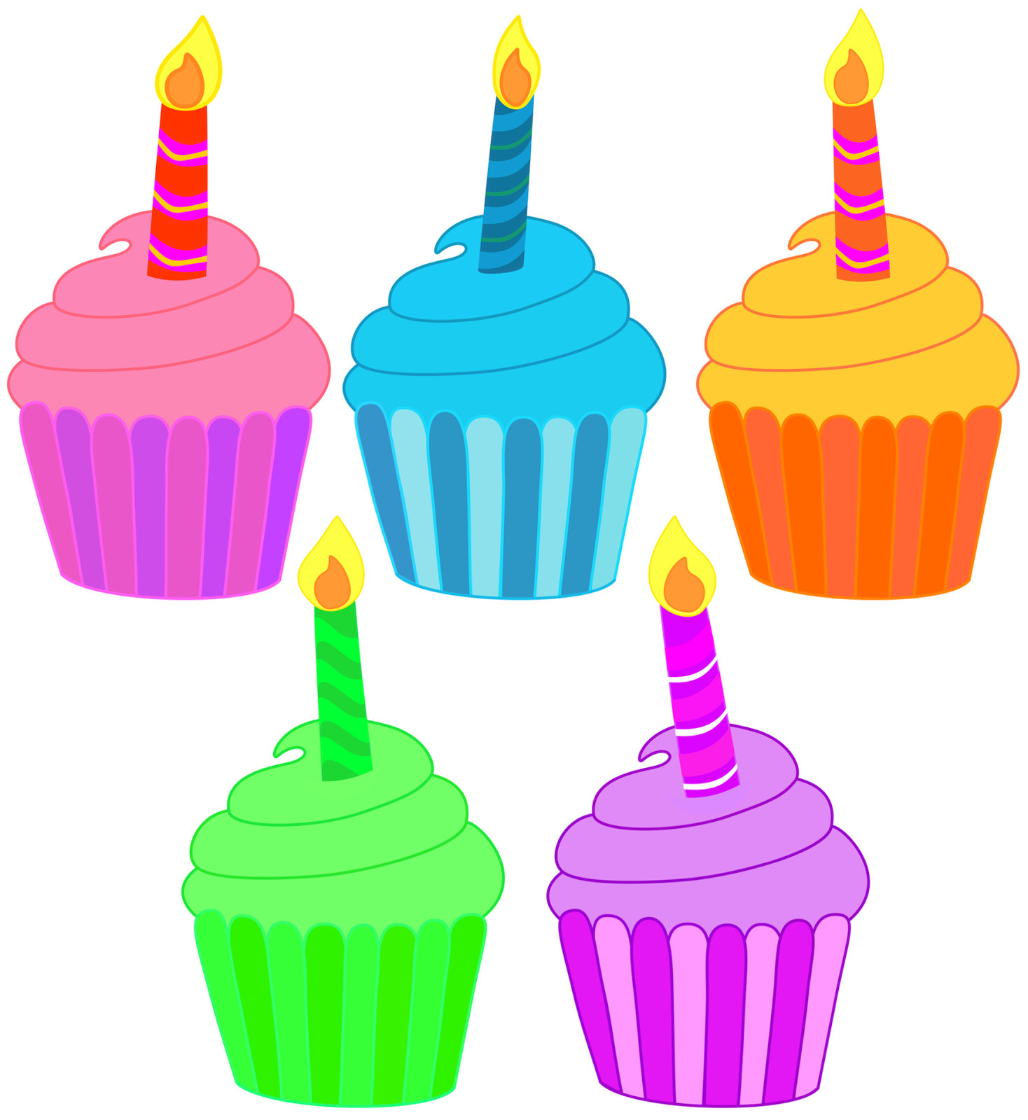 39 Birthday Cupcake Clipart Clipartlook