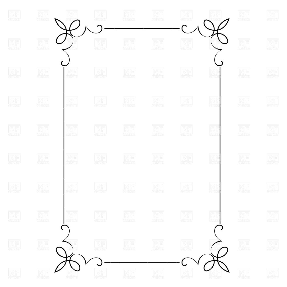 12 Decorative Border Clip Art ClipartLook