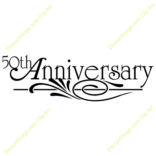 Clipart 11749 50th Anniversar - 50th Anniversary Clipart Clipart 11749 50th Anniversar - 50th Anniversary Clipart