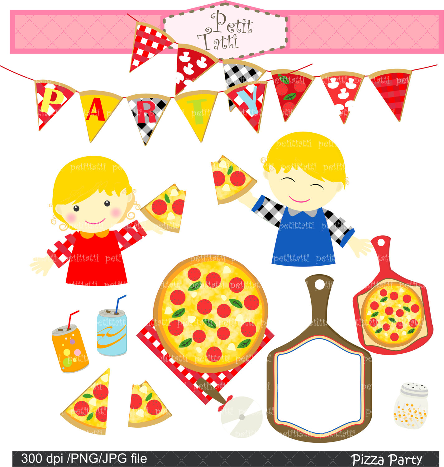 79+ Pizza Party Clipart ClipartLook