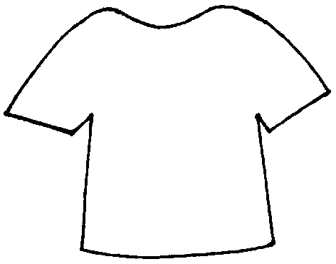 ... Clipart t shirt outline . - Clip Art T Shirt ... Clipart t shirt outline . - Clip Art T Shirt