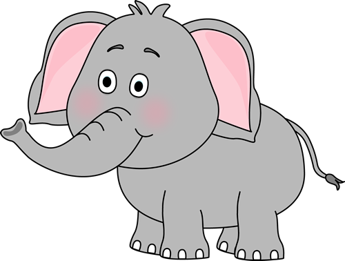 Cute Elephant - Elephants Clip Art Cute Elephant - Elephants Clip Art