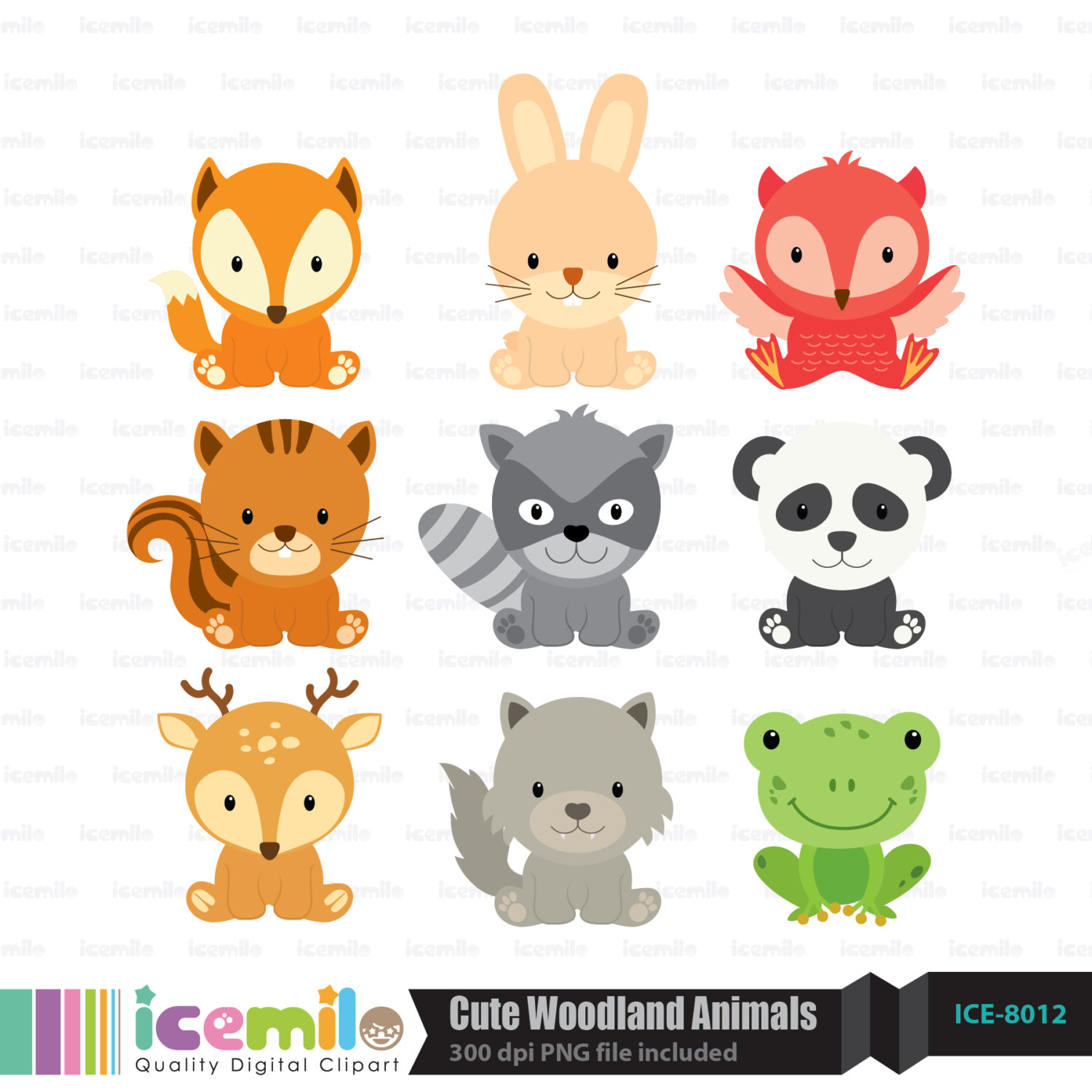 Cute Woodland Animal Clipart - Woodland Animal Clipart Cute Woodland Animal Clipart - Woodland Animal Clipart