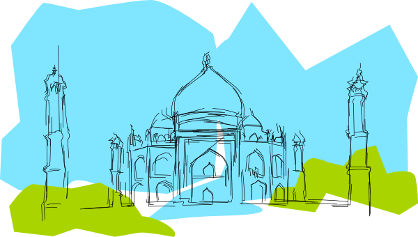 Download this image as: - Taj Mahal Clipart Download this image as: - Taj Mahal Clipart