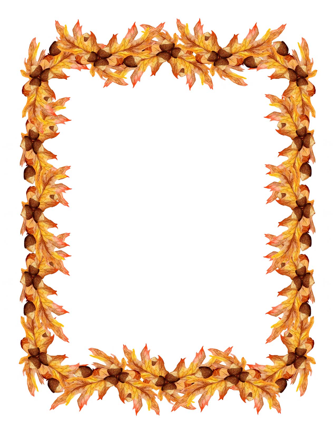 69 leaf border clip art free clipartlook free fall border templates