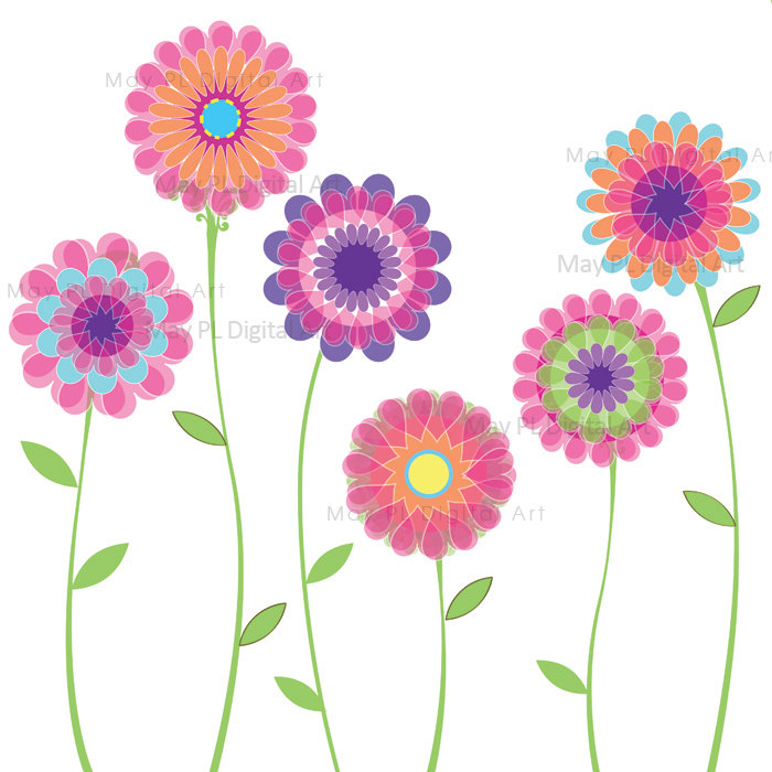 74 free flowers clip art clipartlook