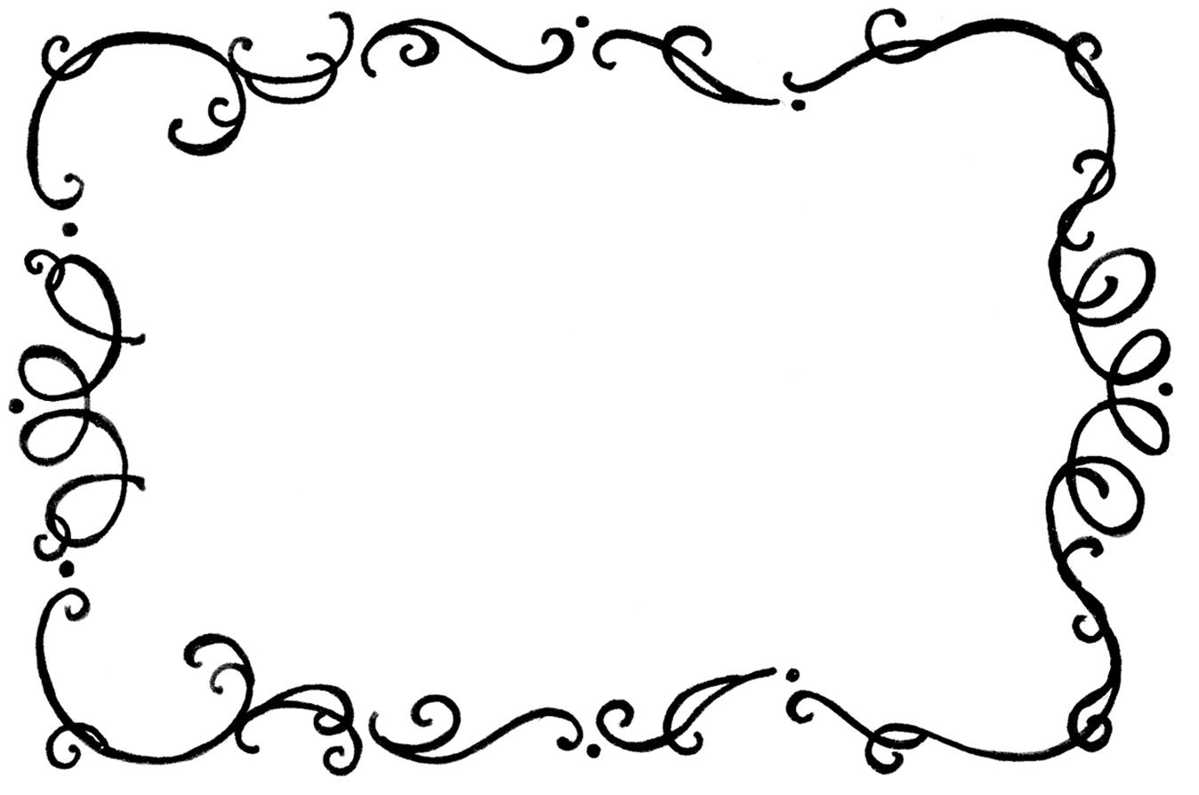 Flourish border clipart - Clipart Border Flourish border clipart - Clipart Border
