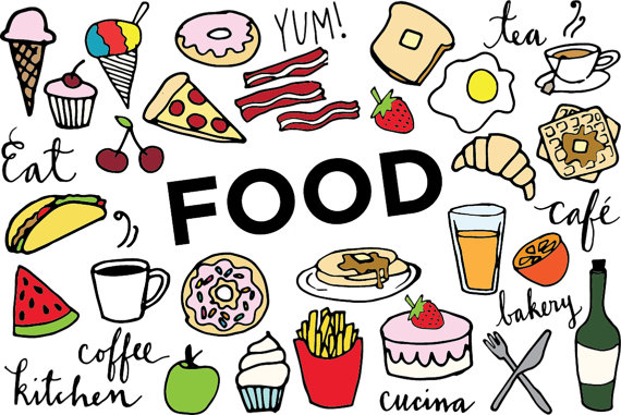 Food Clip Art - Hand drawn cl - Food Images Clip Art Food Clip Art - Hand drawn cl - Food Images Clip Art