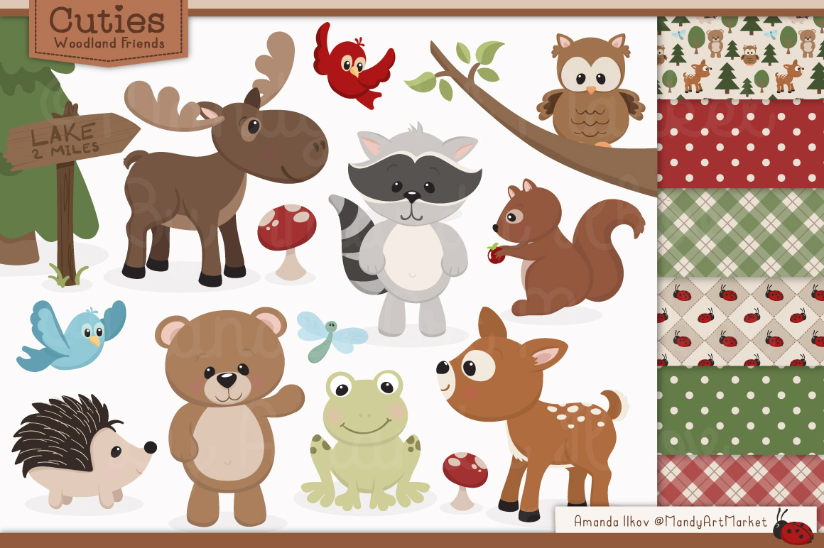 Free Woodland Animals Clipart - Woodland Animal Clipart Free Woodland Animals Clipart - Woodland Animal Clipart