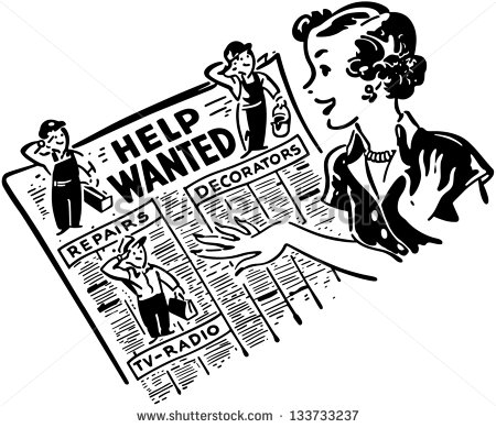 Gal Reading Help Wanted Ads - - Help Wanted Clipart Gal Reading Help Wanted Ads - - Help Wanted Clipart
