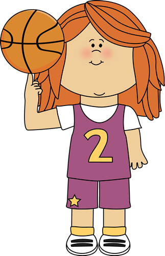 Girl Basketball Player Balanc - Basketball Player Clip Art Girl Basketball Player Balanc - Basketball Player Clip Art