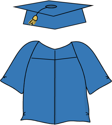 Graduation Cap and Gown. Grad - Cap And Gown Clip Art Graduation Cap and Gown. Grad - Cap And Gown Clip Art