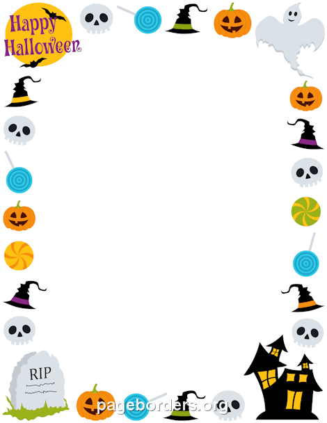 Happy Halloween Border - Halloween Clip Art Borders Happy Halloween Border - Halloween Clip Art Borders