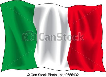 ... Italian flag - Waving fla - Italian Flag Clip Art ... Italian flag - Waving fla - Italian Flag Clip Art