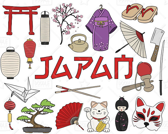 Japan Clipart Vector Pack, Ja - Japanese Clipart Japan Clipart Vector Pack, Ja - Japanese Clipart