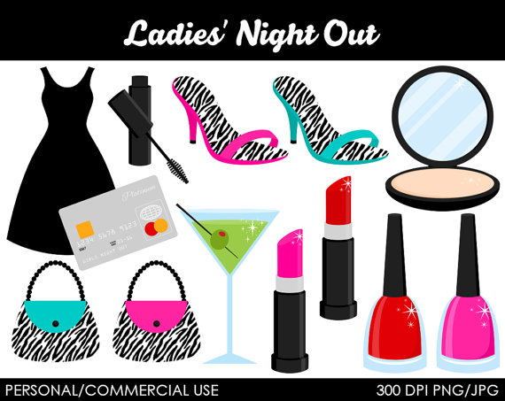 Ladies Night Out Clipart Digi - Ladies Night Out Clip Art Ladies Night Out Clipart Digi - Ladies Night Out Clip Art