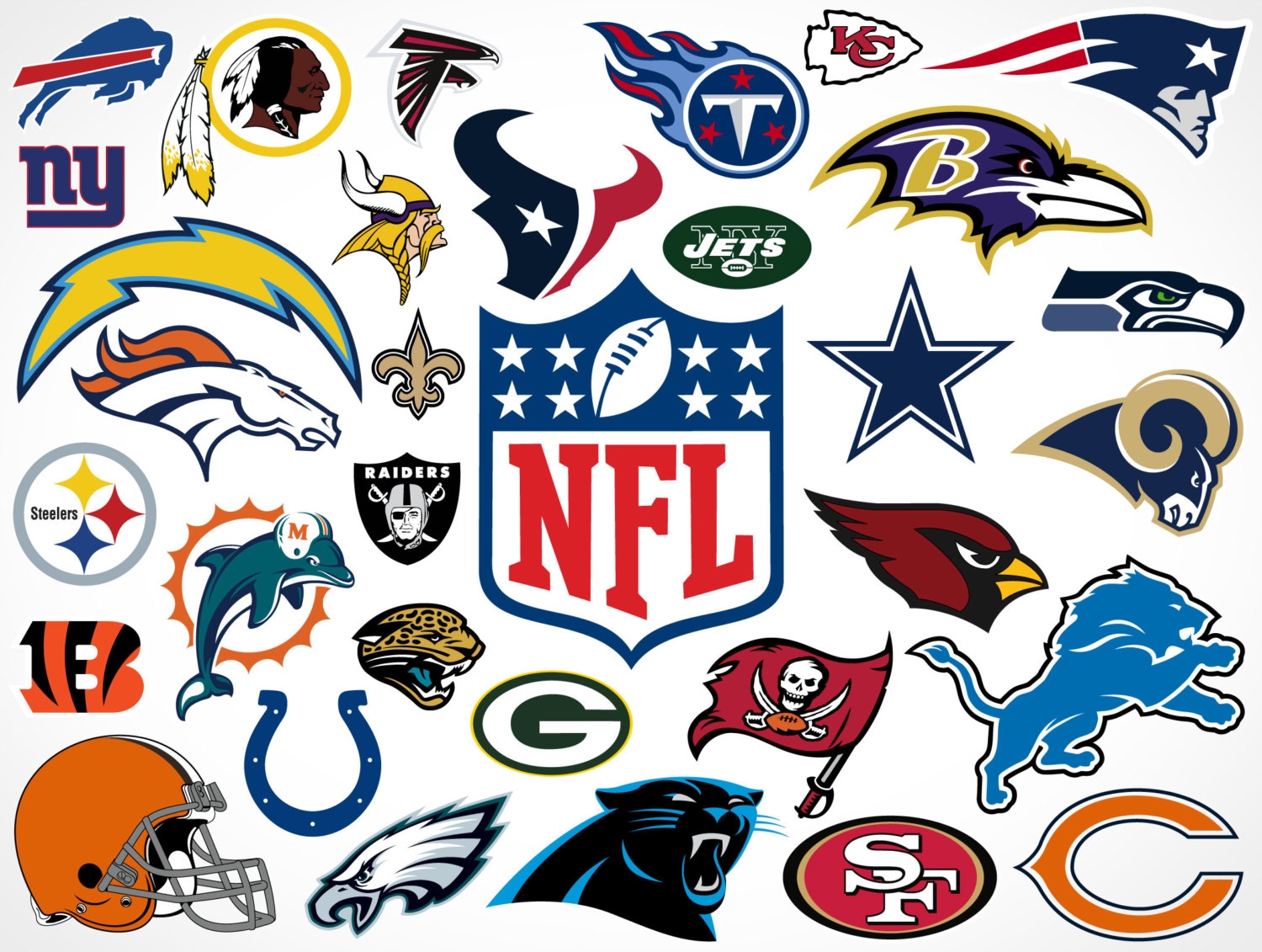 50 Nfl Logos Clip Art ClipartLook