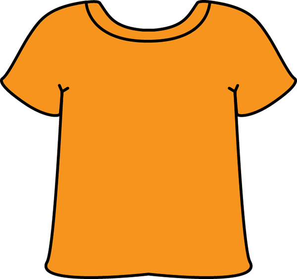 Orange Tshirt - Clip Art T Shirt Orange Tshirt - Clip Art T Shirt