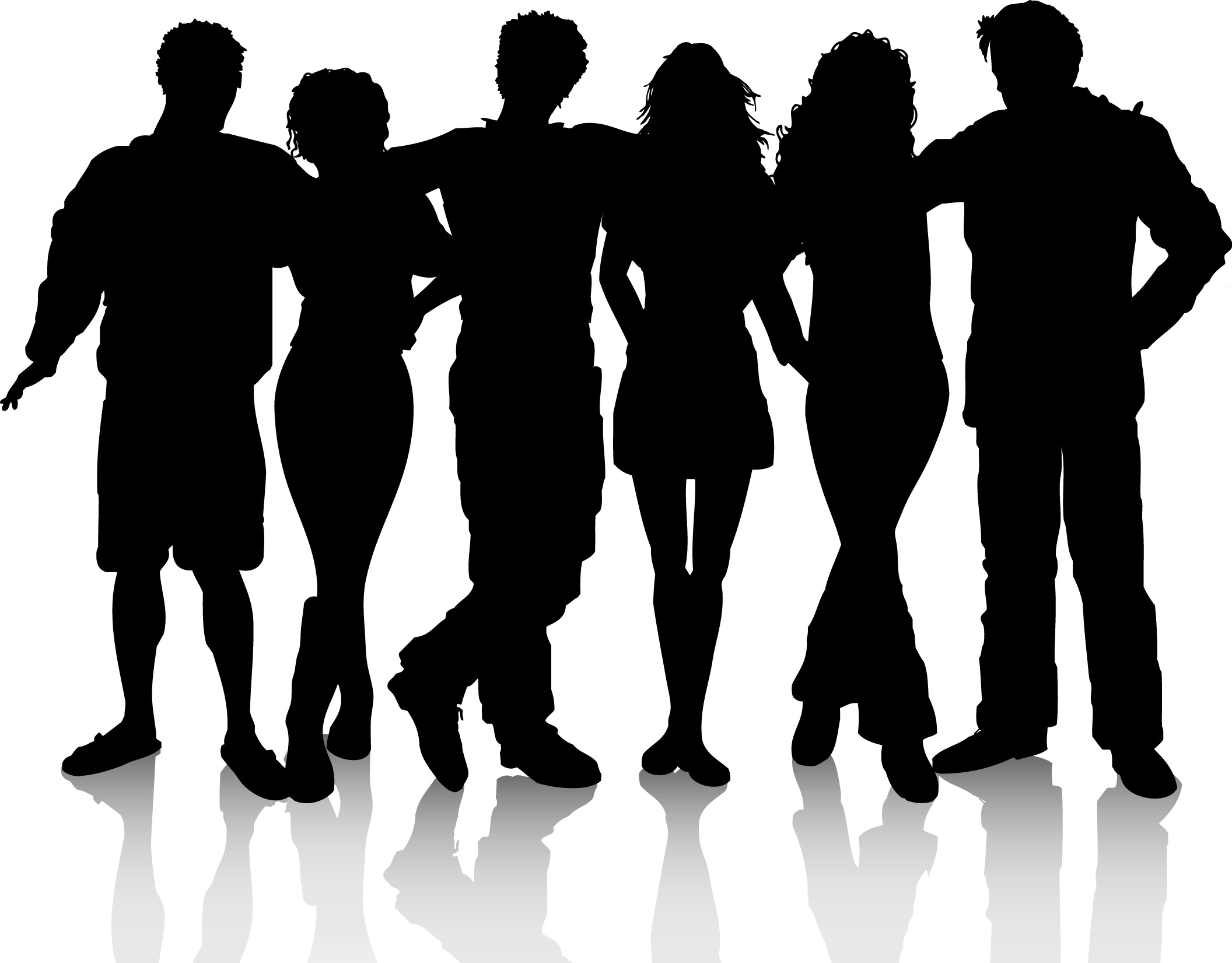 People clip art silhouette . - People Silhouette Clipart People clip art silhouette . - People Silhouette Clipart