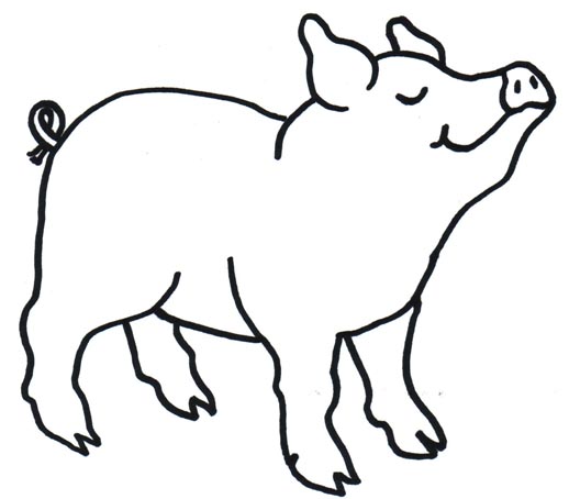 Pig Clip Art - Pig Clipart Black And White Pig Clip Art - Pig Clipart Black And White