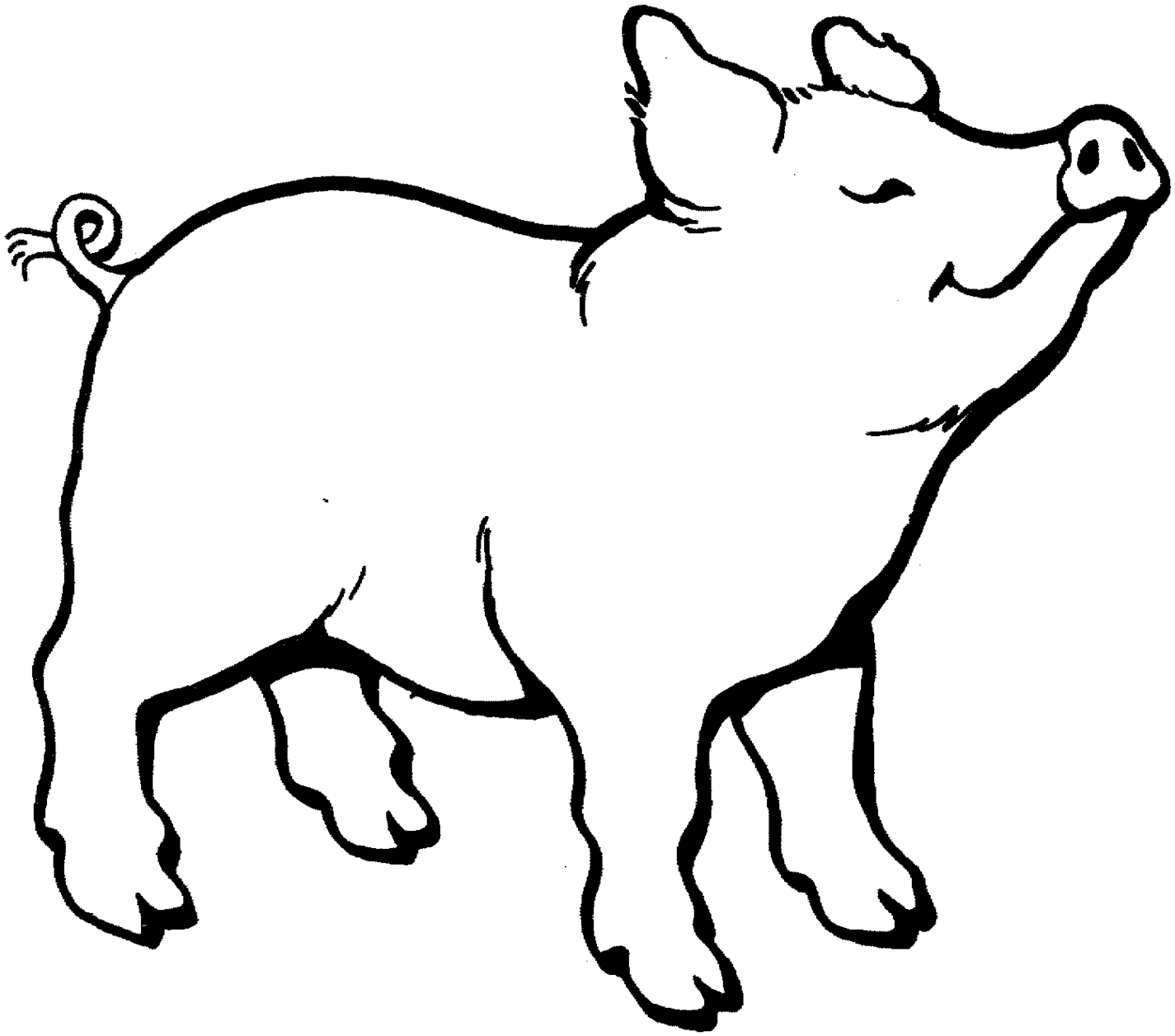 Pig Clipart. 2d7f3fb1b47a6d83 - Pig Clipart Black And White Pig Clipart. 2d7f3fb1b47a6d83 - Pig Clipart Black And White
