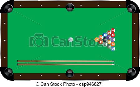 ... pool table - detailed ill - Pool Table Clipart ... pool table - detailed ill - Pool Table Clipart
