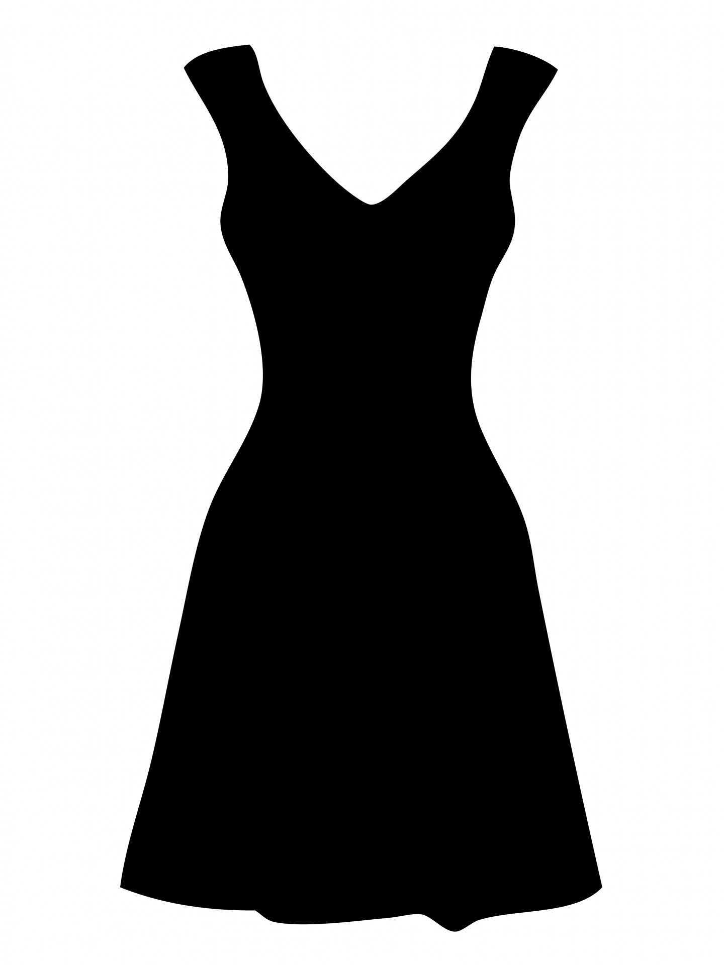 Clip Art Purple Cocktail Dress