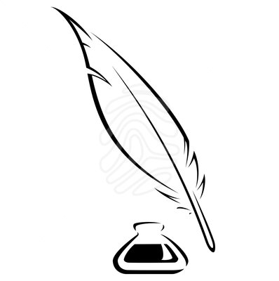 6 feather pen clipart clipartlook