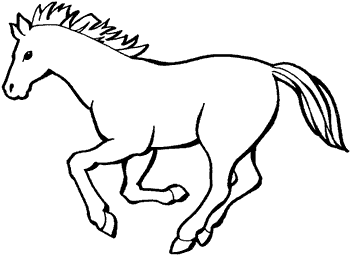 63+ Horse Clipart Black And White | ClipartLook