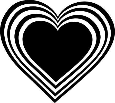 89 heart clip art black and white clipartlook black and white school border