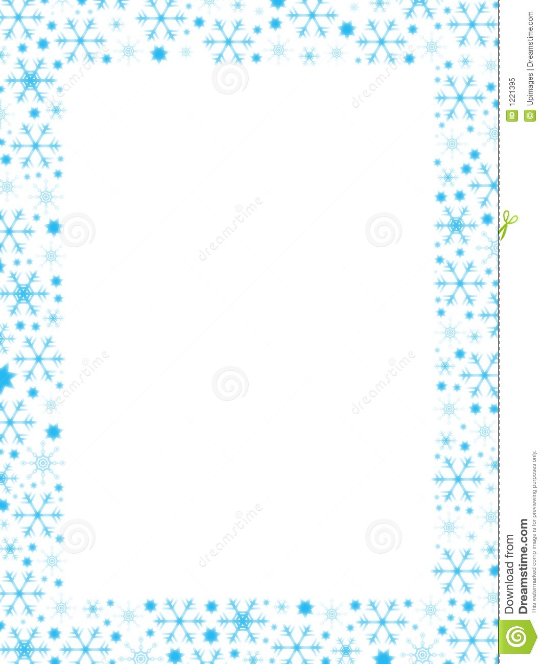 Snowflakes Border - Snowflake Clipart Border Snowflakes Border - Snowflake Clipart Border