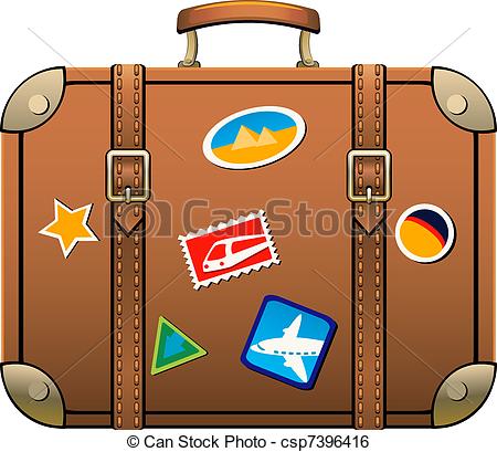 Suitcase isolated over white. - Clipart Suitcase Suitcase isolated over white. - Clipart Suitcase