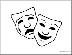 theater masks clip art free | - Drama Masks Clipart theater masks clip art free | - Drama Masks Clipart