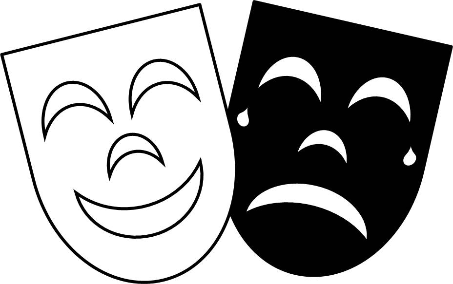Theatre Mask Clipart Free Dow - Drama Masks Clipart Theatre Mask Clipart Free Dow - Drama Masks Clipart