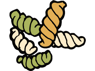 This image depicts five piece - Pasta Clip Art This image depicts five piece - Pasta Clip Art