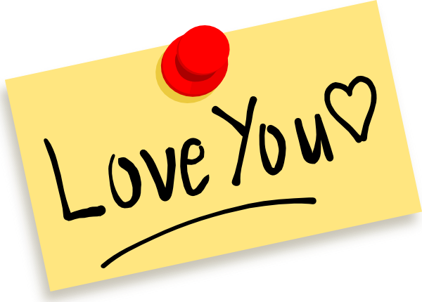 Thumbtack Note Love You Clip - I Love You Clipart Animated Thumbtack Note Love You Clip - I Love You Clipart Animated