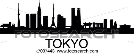 Clipart - Tokyo Skyline. Foto - Tokyo Clipart Clipart - Tokyo Skyline. Foto - Tokyo Clipart
