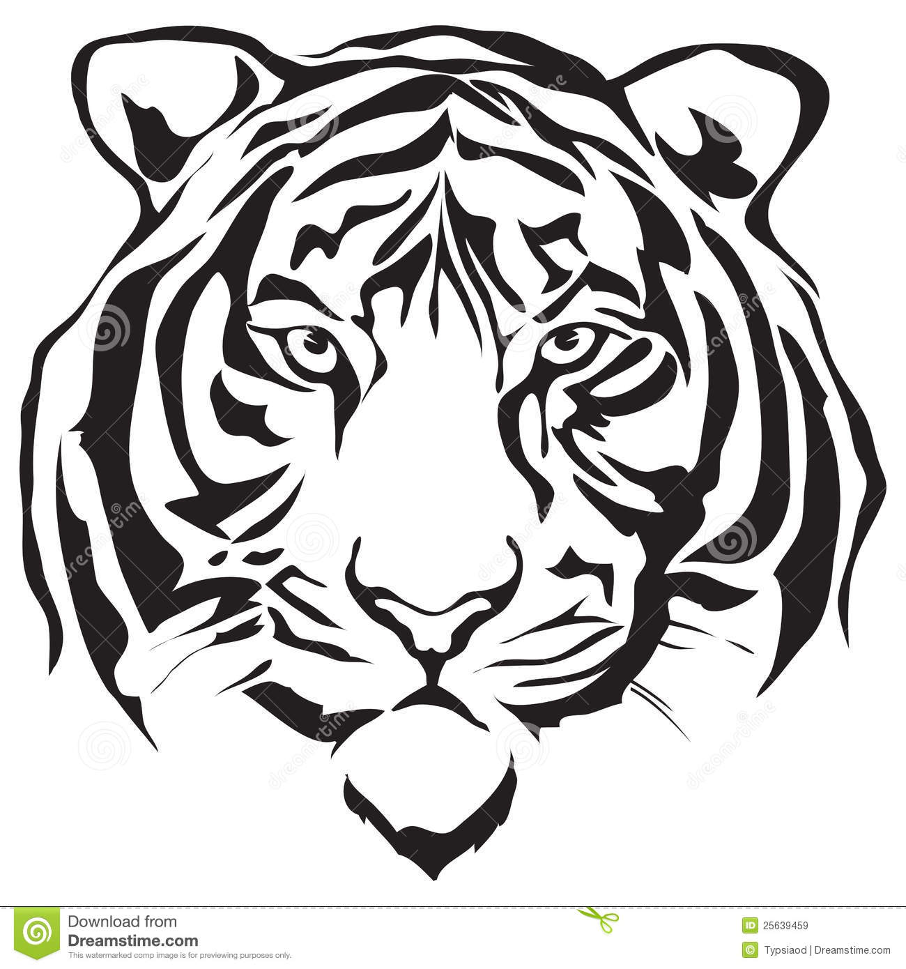 White Tiger Head Clipart - Tiger Head Clipart White Tiger Head Clipart - Tiger Head Clipart