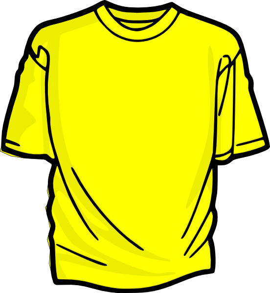 Yellow T Shirt Clip Art At Cl - Clip Art T Shirt Yellow T Shirt Clip Art At Cl - Clip Art T Shirt