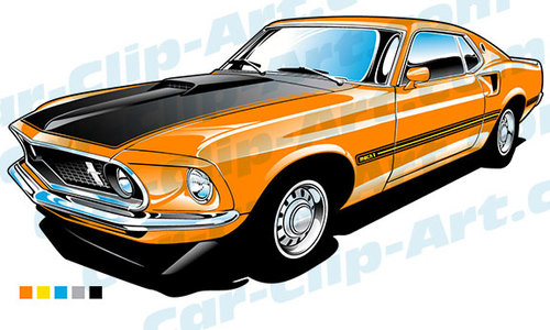 Ford Mustang Clip Art & Look At Clip Art Images - ClipartLook
