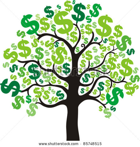 Money Tree Clipart--1