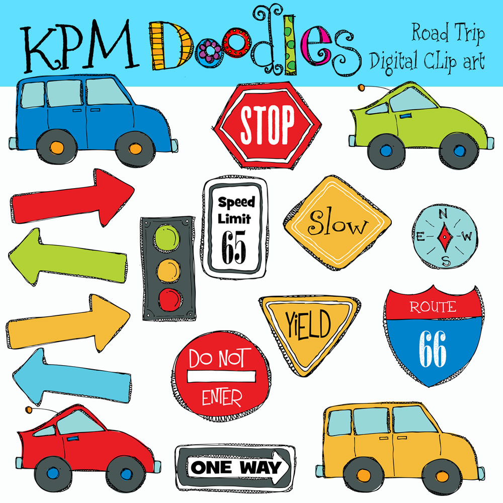 Road Trip Clipart--0