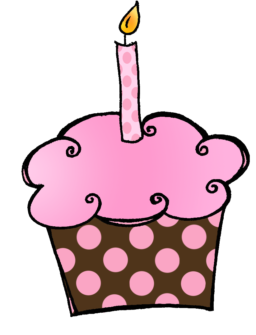 Birthday Cupcake Clipart